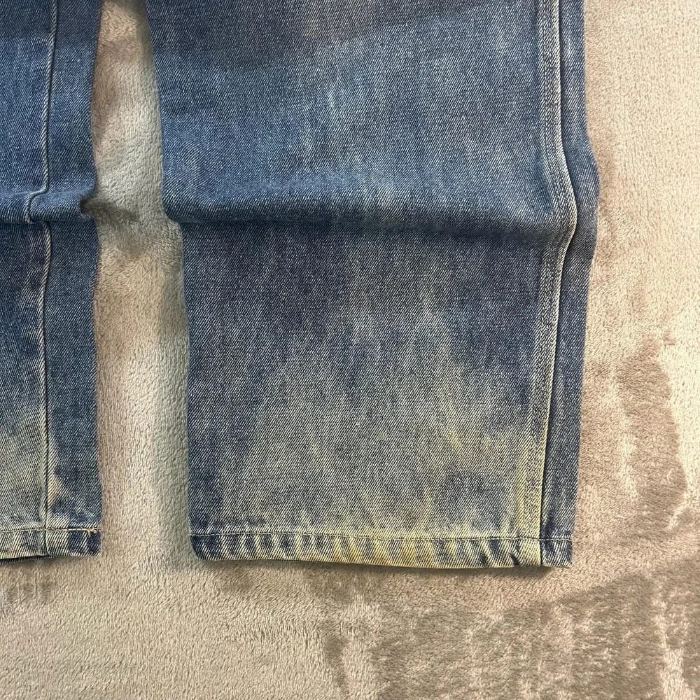 Y2K R.S. Jean Co. Jeans Kids 16 Blue Faded Relaxed Baggy Carpenter Denim Pants